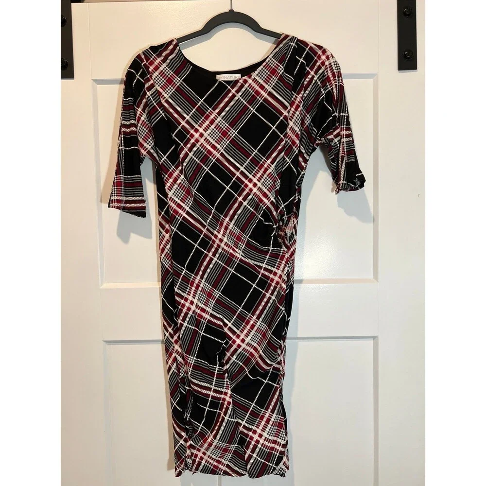 Black/Red/White Signature Dress | Size S - Picture 1 of 3